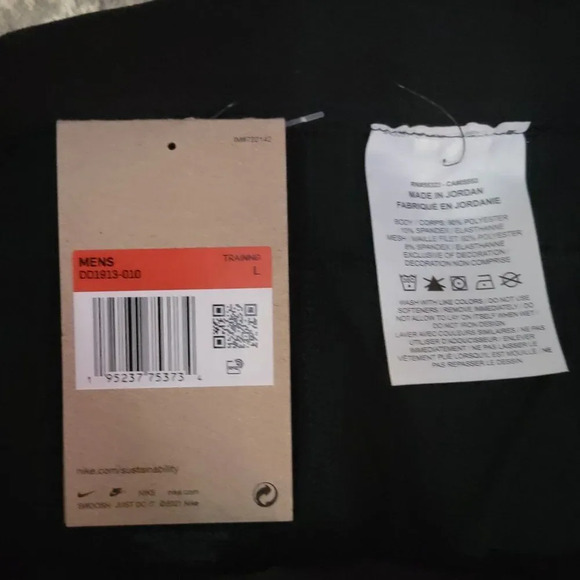 Nike Pro Dri-FIT Men's Black Lightweight Training Tight pants Size Large - Picture 11 of 16